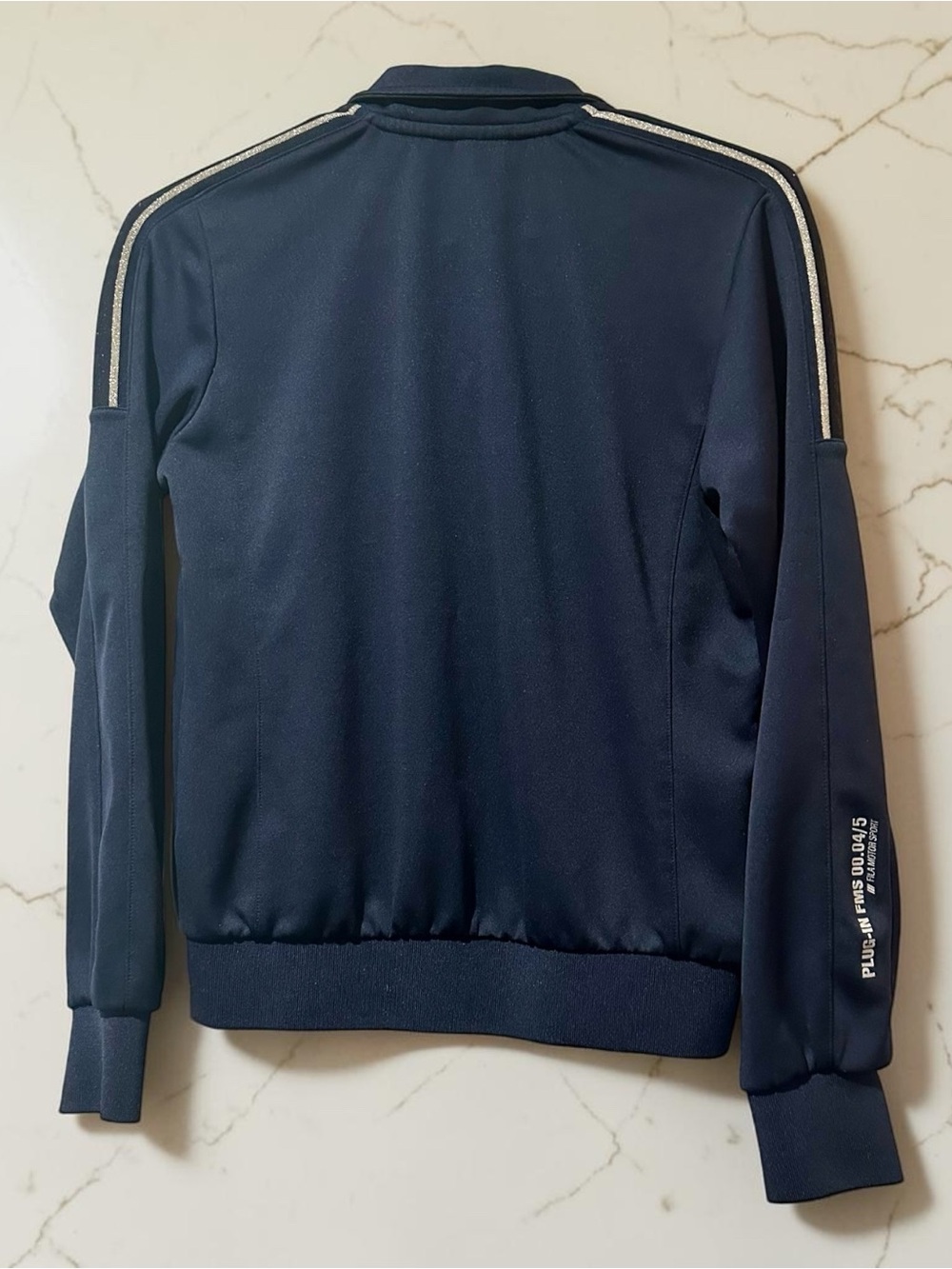 FILA Plug-In Racing Navy Zip-Front Track Jacket - Women's - Picture 2 of 9
